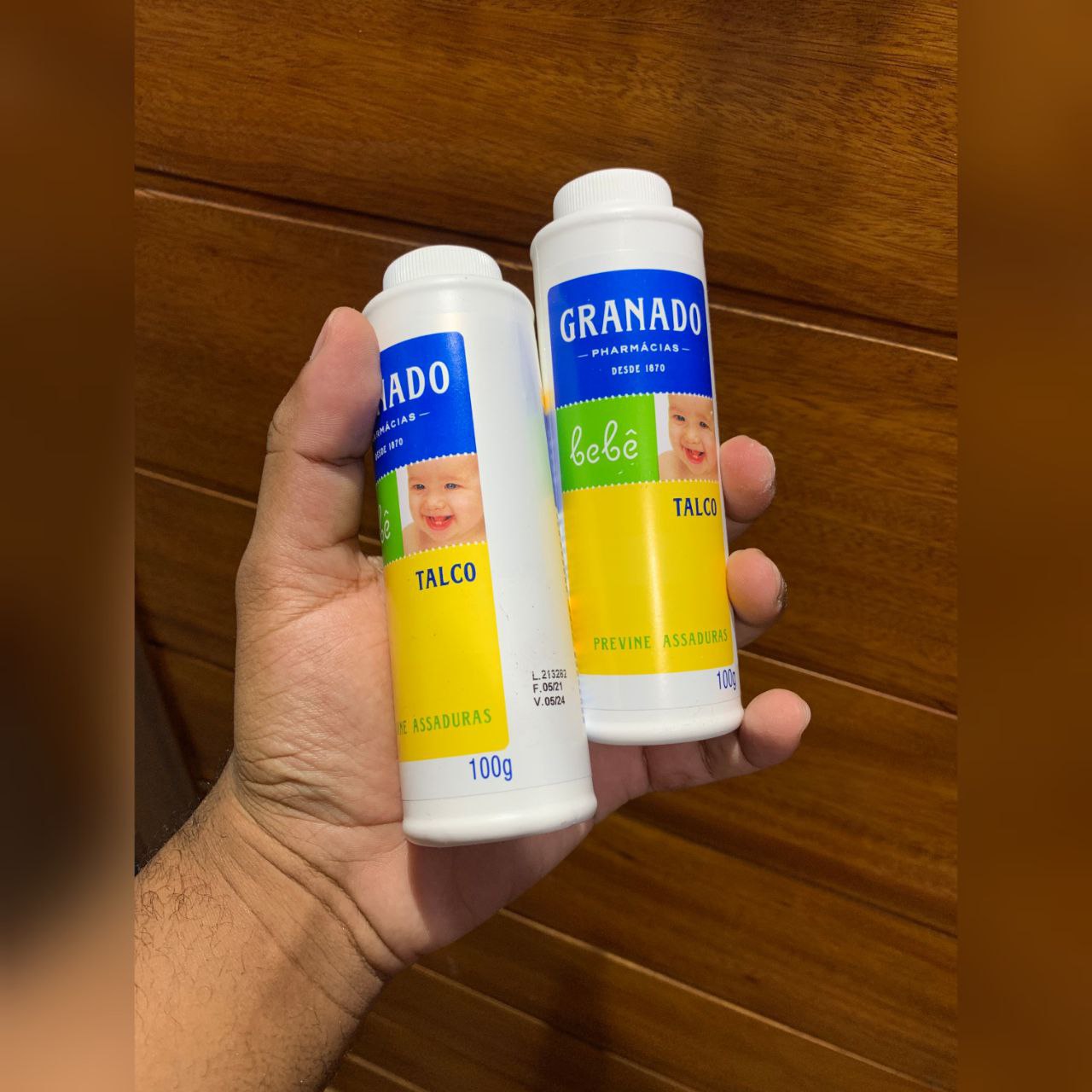 Talco Bebê, Granado, Branco, 100g