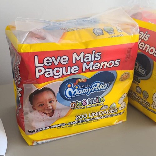 Toalhas Umedecidas MamyPoko Dia&Noite, 200 unidades, Branco