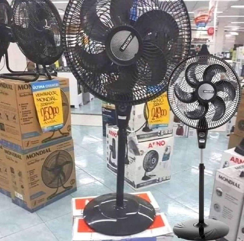 Ventilador de Coluna, Delfos TS+, Preto/Grafite, Mallory*