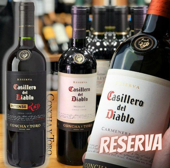 Vinho Chileno Casillero del diablo