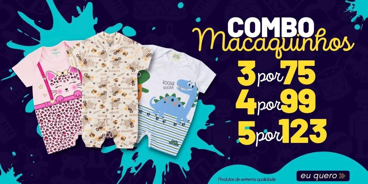 💥💥 3 macaquinhos por R$75