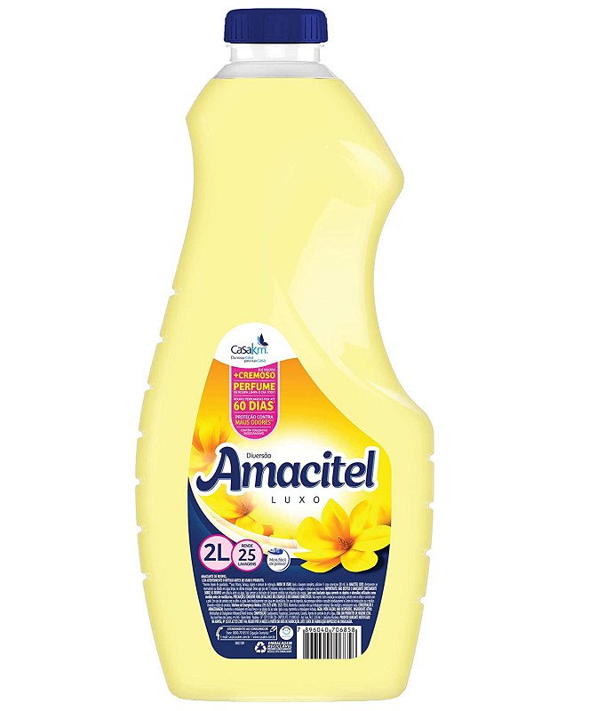 Amaciante Amacitel Luxo Diversão 2 Litros