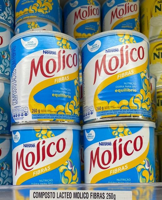Composto Lácteo, Fibras, Molico, 260g
