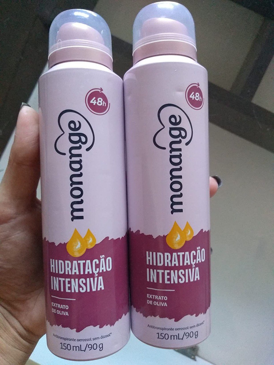 Desodorante Aerossol Monange Hidratação Intensiva 90G, Monange