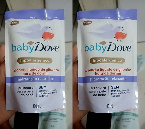 Dove Baby Sabonete Liquido Hora De Dormir Hipoalergenico Hidrataçao Relaxante 180ml