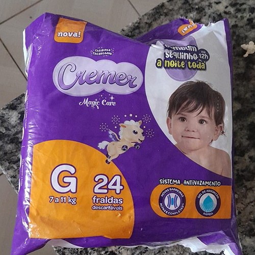 Fralda Cremer G 24 unidades
