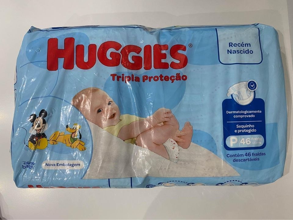 Fralda Huggies Tripla Proteção P - 46 fraldas