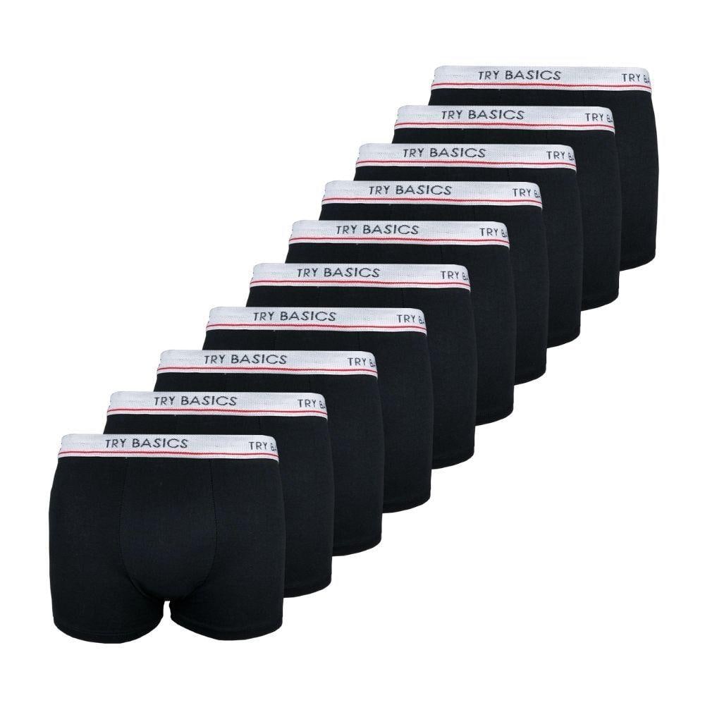 Kit 10 Cuecas Boxers Infantil Algodão Cotton (P ao GG)