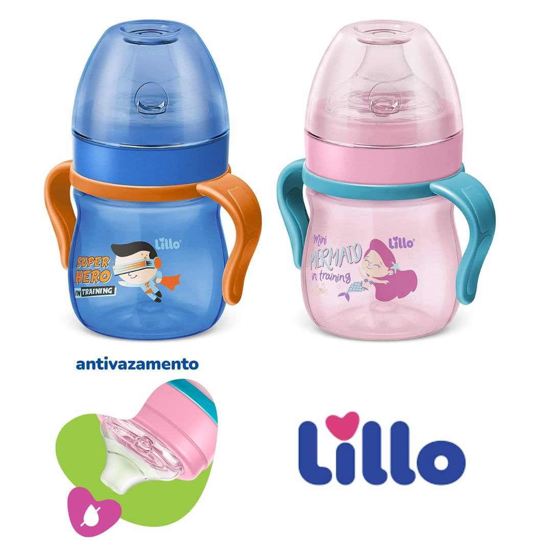 Lillo Caneca Aprendizado C/ Alça Evolution Bebedor SIL 150 ml