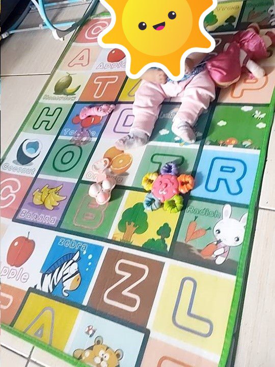 TAPETE TATAME TÉRMICO INFANTIL EDUCATIVO ANTIDERRAPANTE 90x120 !