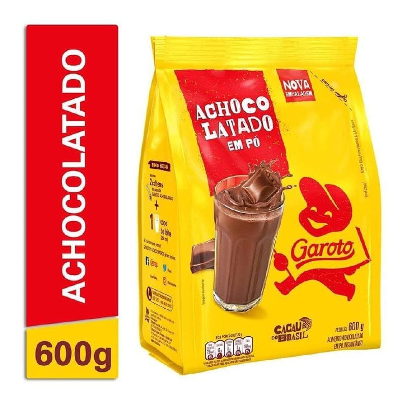 Achocolatado em Pó Garoto 600g