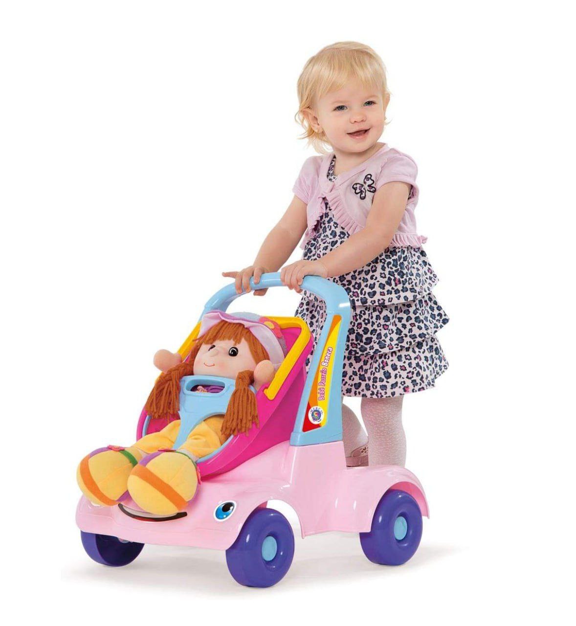 Andador Bebê Passeio Boneca Merco Toys (Não acompanha boneca)