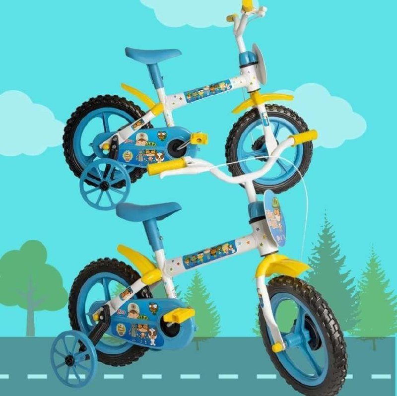 Bicicleta Infantil Aro 12 Clubinho Salva Vidas - Styll Baby