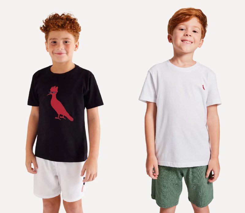 Camiseta Reserva Mini - Vários Modelos (Tam 02 ao 12)