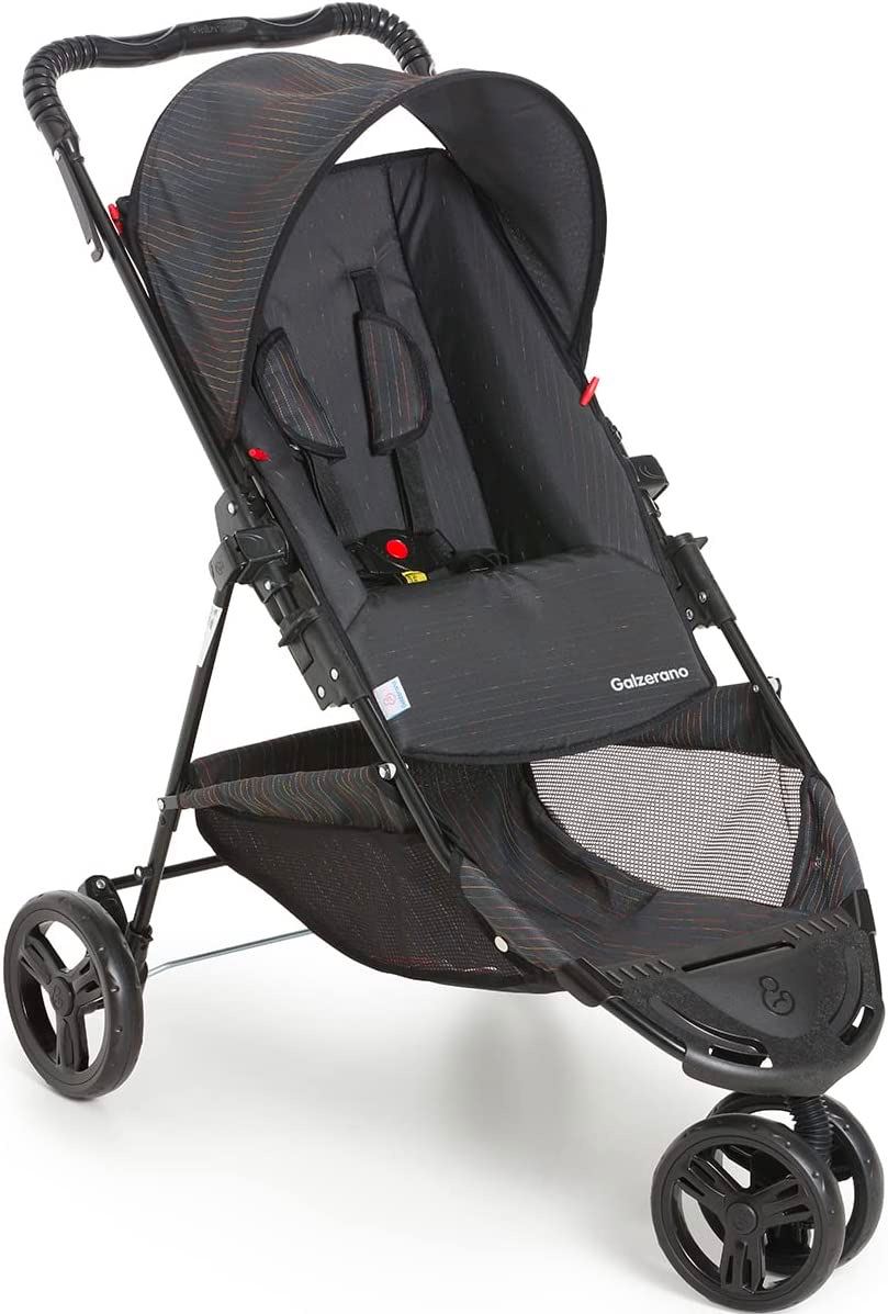 Carrinho Tivoli Risca Preto 0 à 15 kg - Galzerano