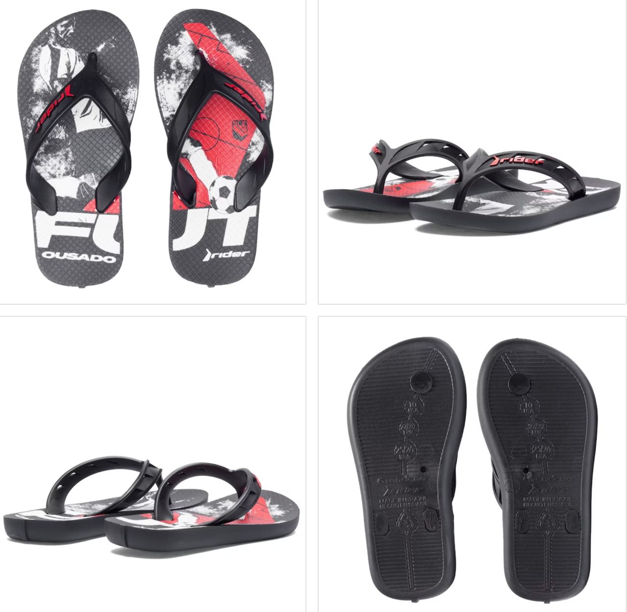 Chinelo Grendene Rider Street Ole - Infantil