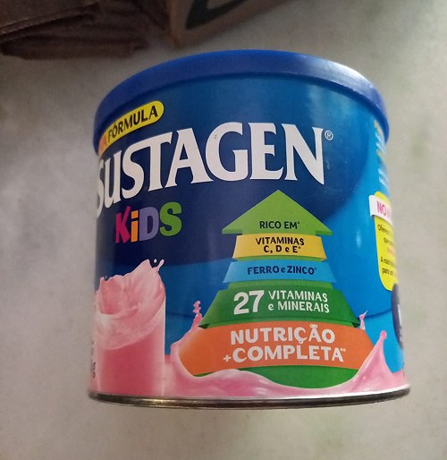 Complemento Alimentar Sustagen Kids Morango Lata 380g