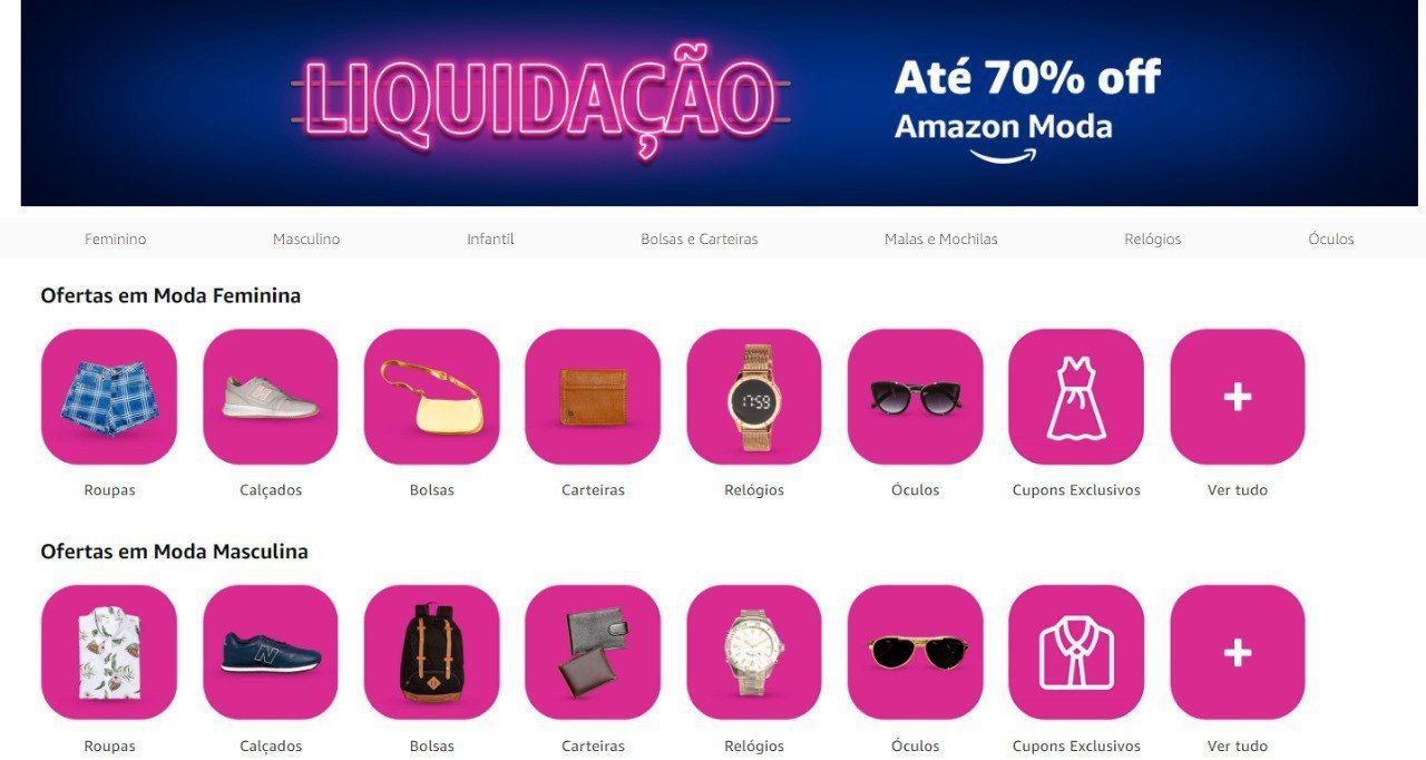 CORRRE QUE TEM MUITA COISA AINDA  ATÉ 70% OFF NA LIQUIDA MODA  AMAZON❗️