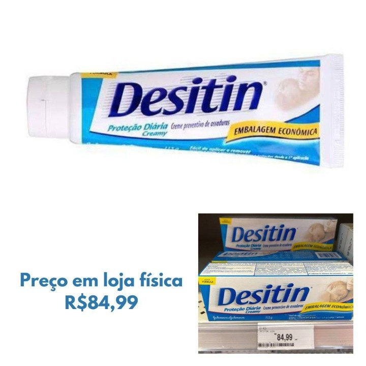 Creme Preventivo de Assaduras, Desitin, 113G