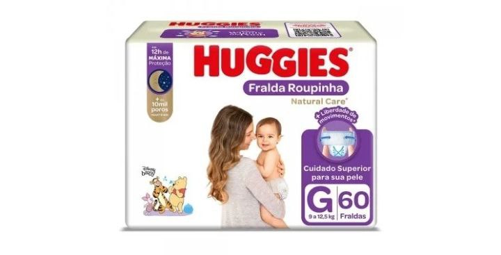 Fralda Huggies Roupinha Natural Care