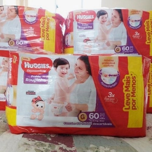 Fralda Huggies Supreme Care Hiper Roupinha