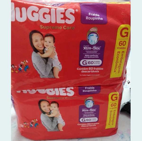 Fralda Huggies Supreme Care Roupinha