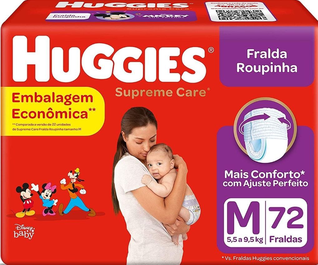 Fralda Huggies Supreme Care Roupinha*