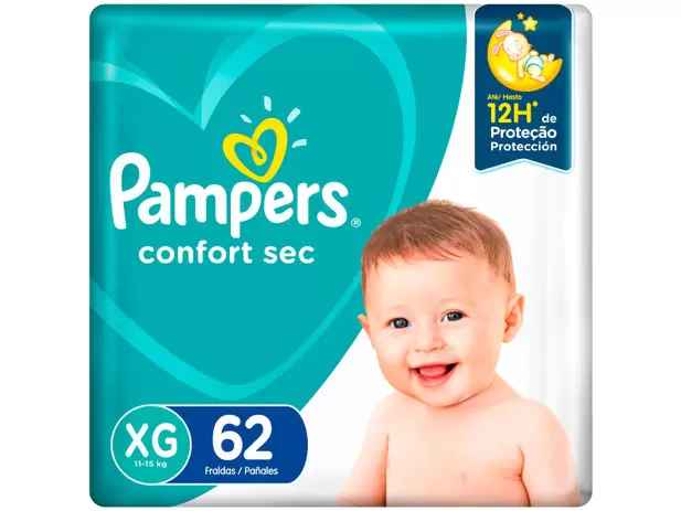 Fralda Pampers Confort Sec
