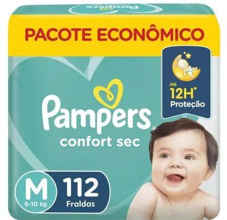 Fralda Pampers Confort Sec