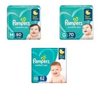 Fralda Pampers Confort Sec