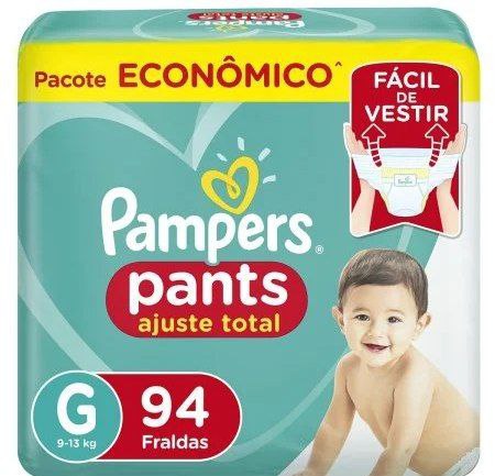 Fralda Pampers Pants Ajuste Total