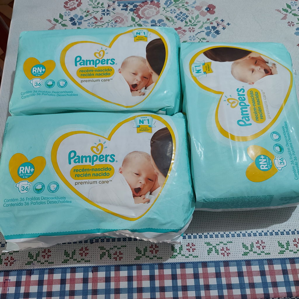 Fralda Pampers Premium Care Recém Nascido Rn 36 Unidades Em Promoção