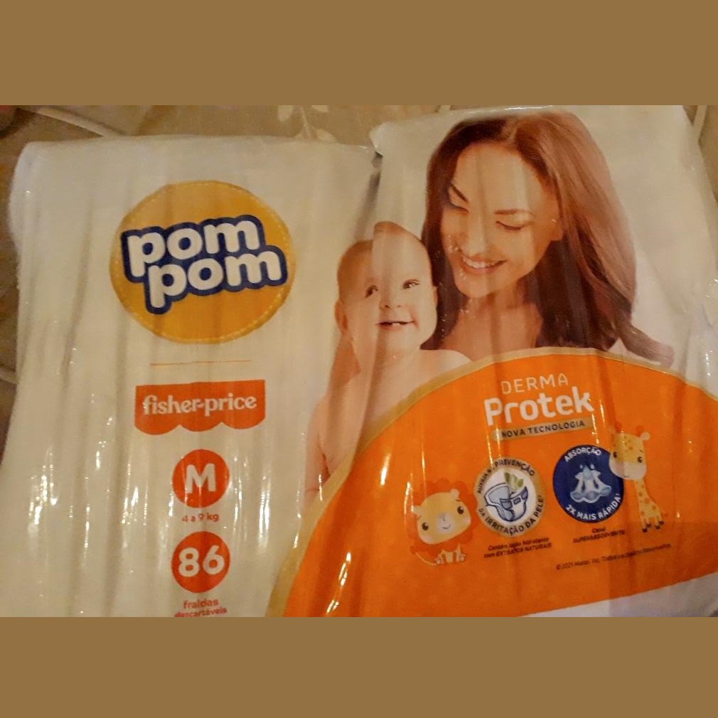 Fralda Pom Pom Derma Protek