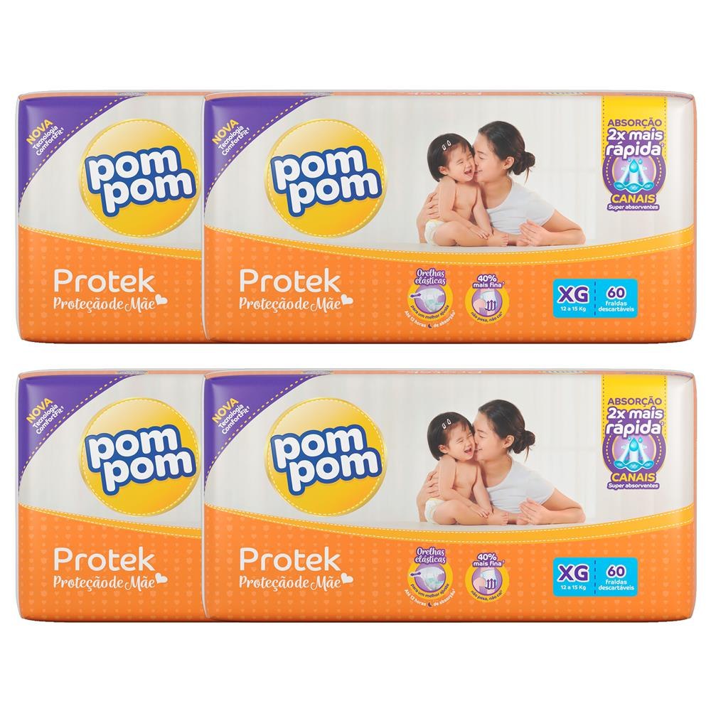 Fralda Pom Pom Protek Hiper XG 240 unidades