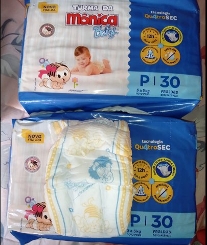 Fralda Turma da Monica Baby Jumbo