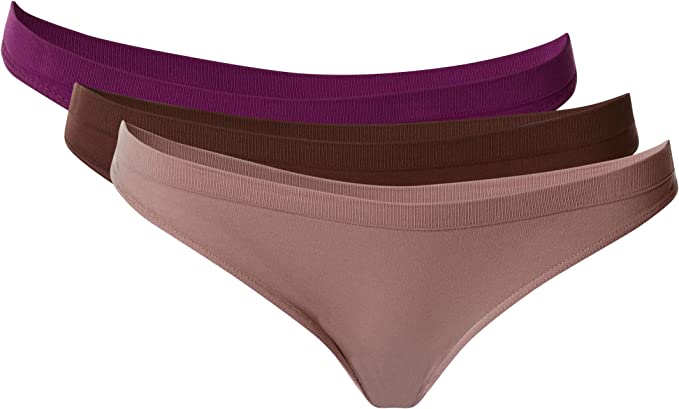 KIT COM 3 CALCINHAS BICOLOR MANGA LONGA ORGÂNICO, TRIFIL, FEMININO