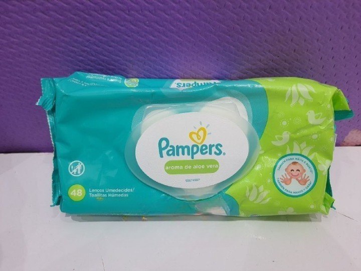 Lenços Umedecidos Pampers Aroma de Aloe Vera 48 Unidades