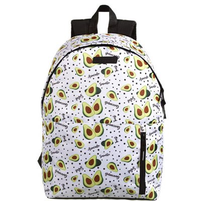 Mochila G Overprint Avocado, Dermiwil, 37456, Branco Estampado