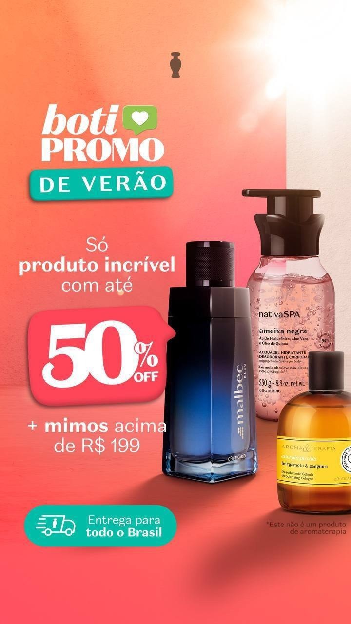 O BOTICÁRIO ATÉ ⭕️50% OFF 😱 + FRETE GRÁTIS