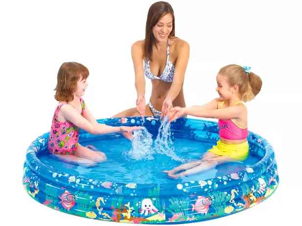 Piscina Infantil Inflável Jilong 190L Redonda - Peixes Tropicais