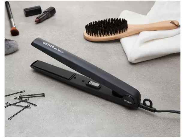 Prancha de Cabelo Mallory Divine Liss Bivolt Preto