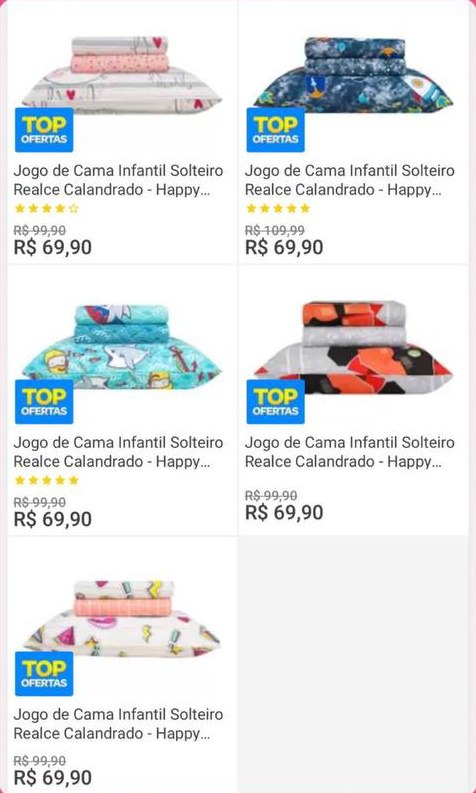 Seleção de Jogo de Cama Infantil Solteiro Realce Calandrado
