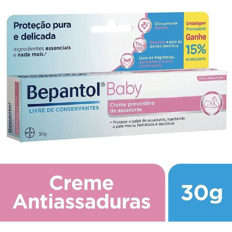 Bepantol Baby Creme Preventivo de Assaduras Para Bebês 30g