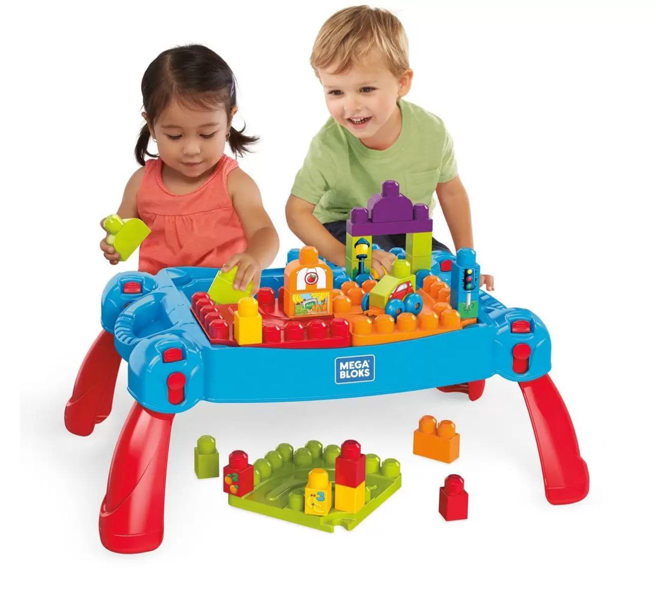 Blocos de Montar Fisher-Price Construção - Mega Bloks Mattel 30 Peças