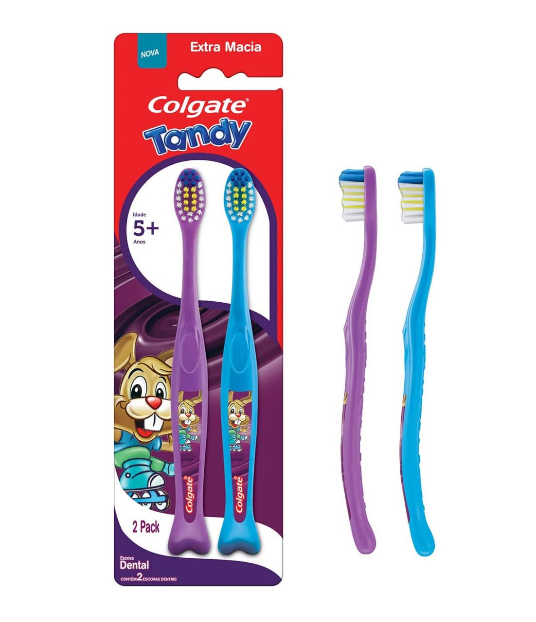 Colgate Escova Dental Tandy 2 Unidades 5+ anos