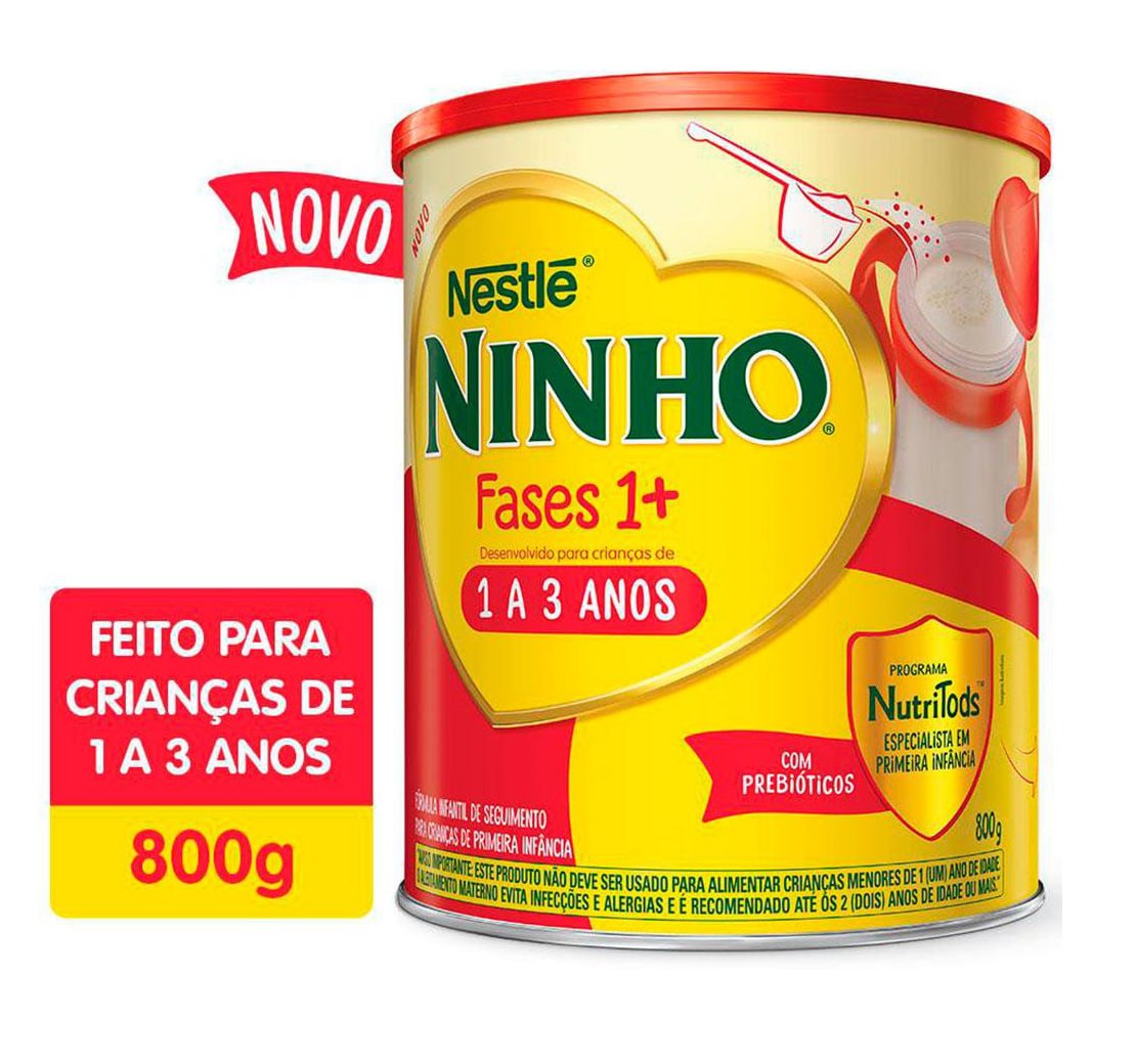 Fórmula Infantil Nestlé Ninho Fases 1+ com 800g