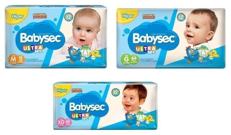 Fralda Babysec Ultrasec Galinha Pintadinha