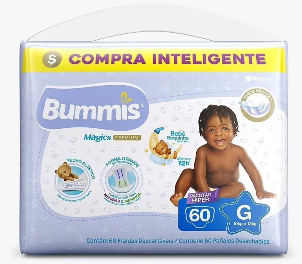 Fralda Bummis Tubos Pacotão Hiper G - C/60 - CAPRICHO