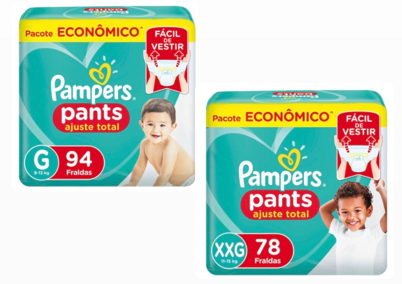 Fralda Calça Pampers Pants