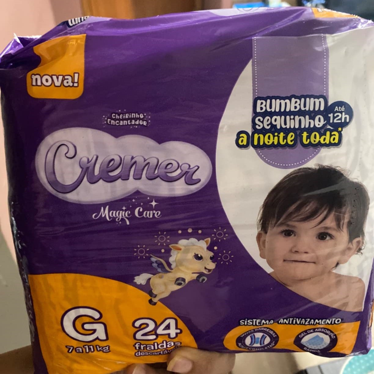 Fralda Cremer Jumbo G 24 Unidades